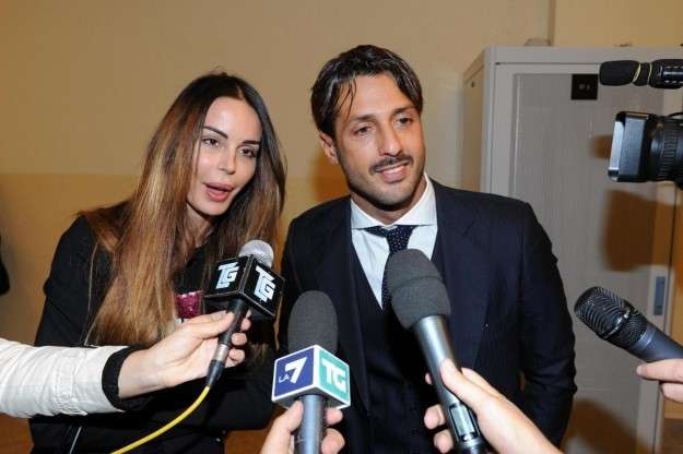 Fabrizio Corona con l'ex moglie