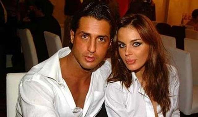 Fabrizio Corona con l'ex moglie