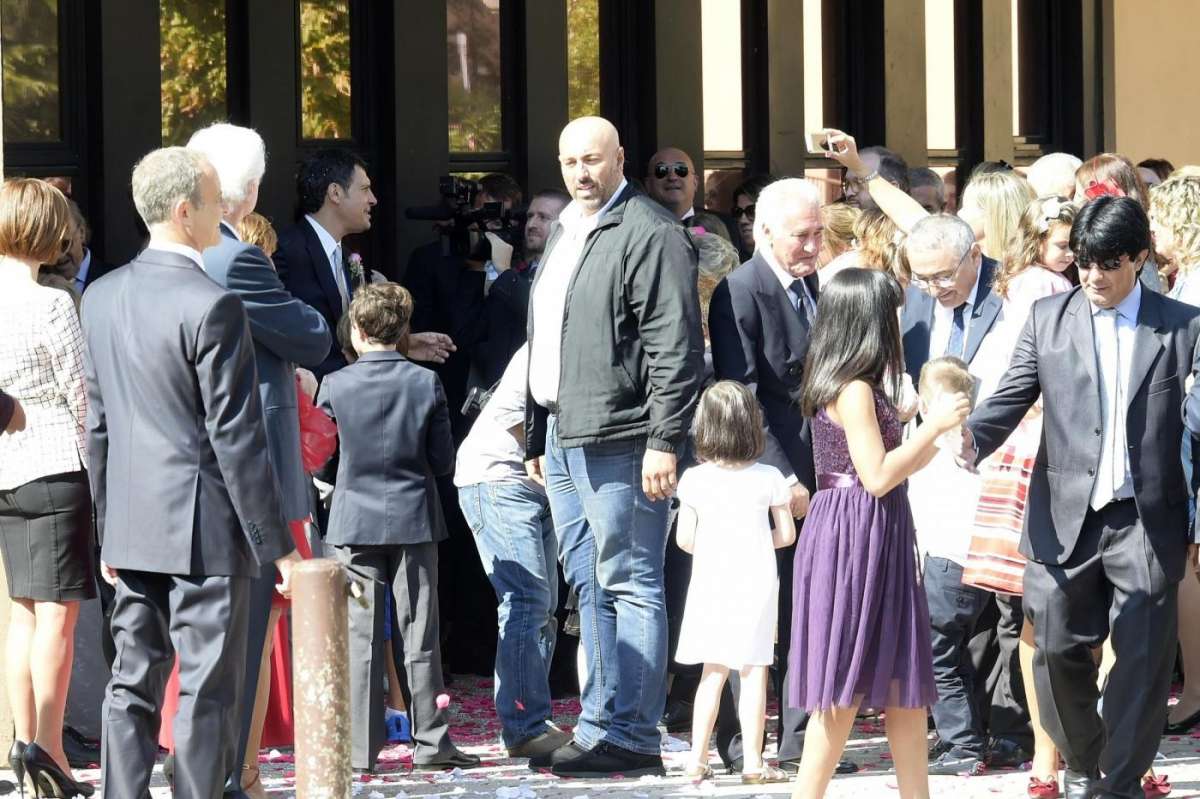 Gli invitati al matrimonio di Fabrizio Frizzi