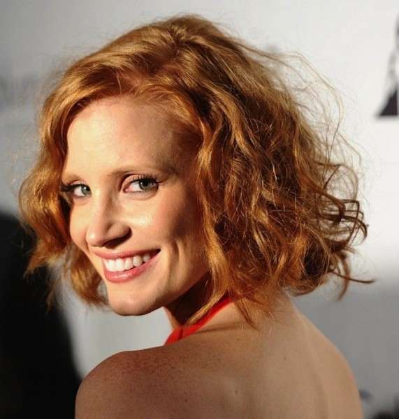 Jessica Chastain, pelle chiara e capelli rossi