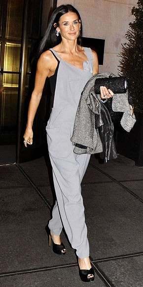 Jumpsuit elegante per Demi Moore
