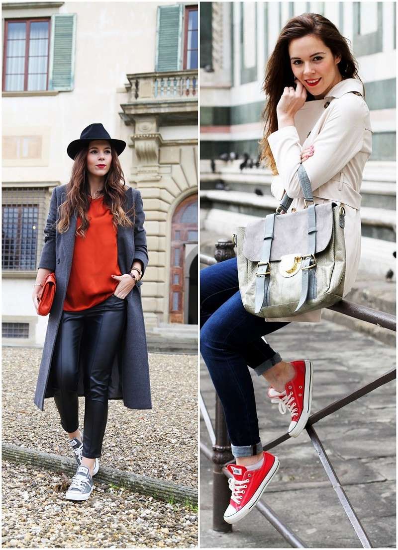 Look casual con le Converse