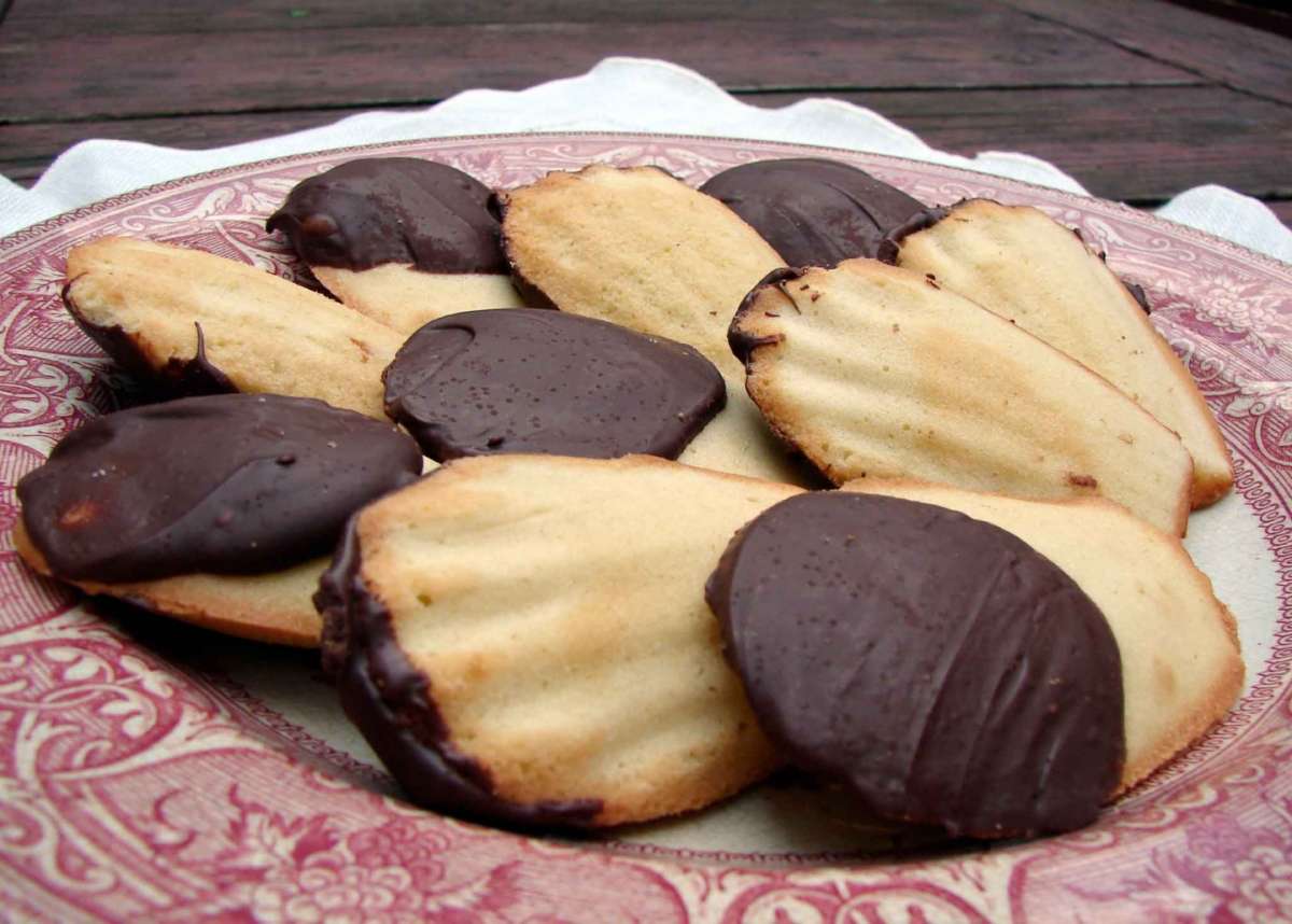 Madeleines con cioccolato