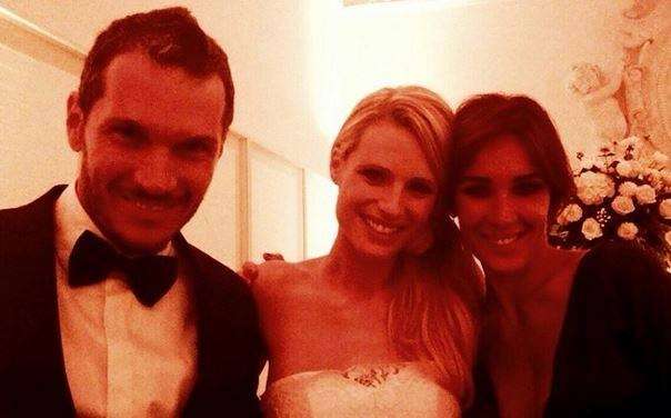 Michelle Hunziker con Alvin e Silvia Toffanin