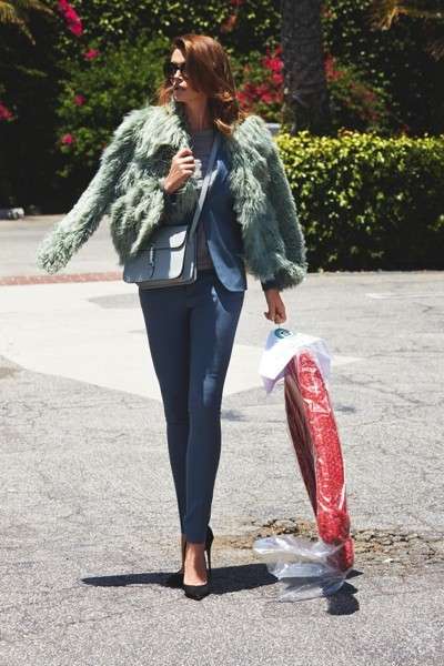 Pelliccia per Cindy Crawford