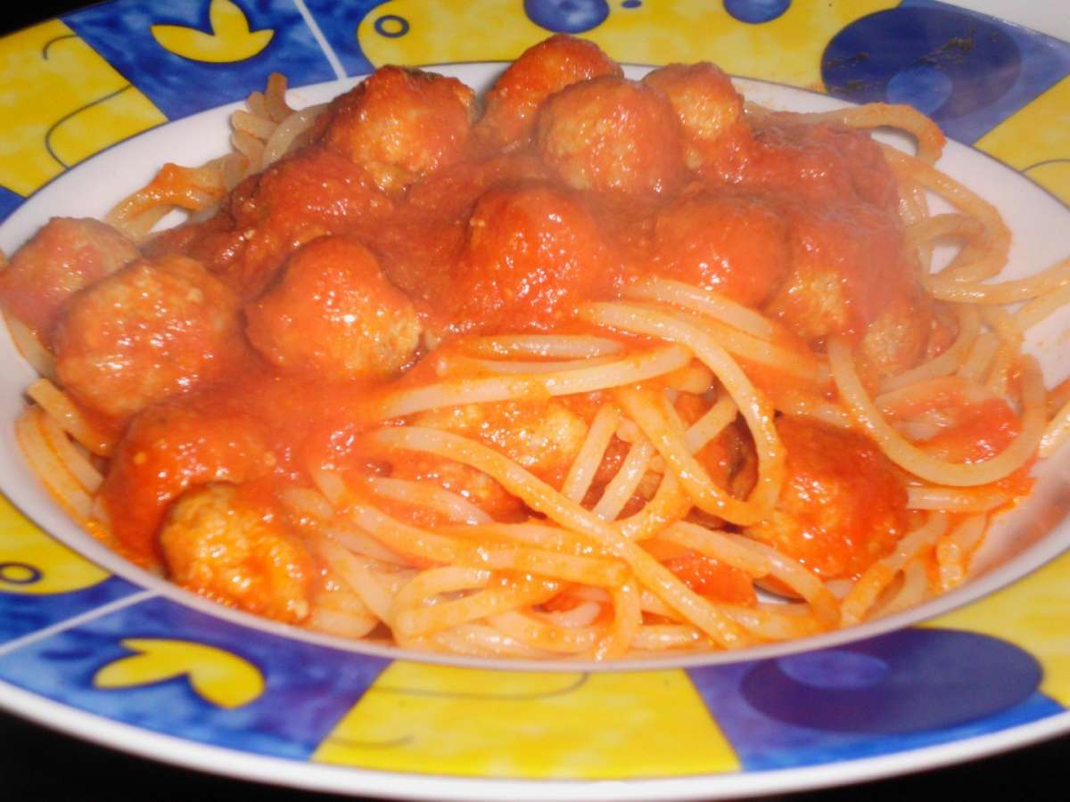 Piatto con polpette