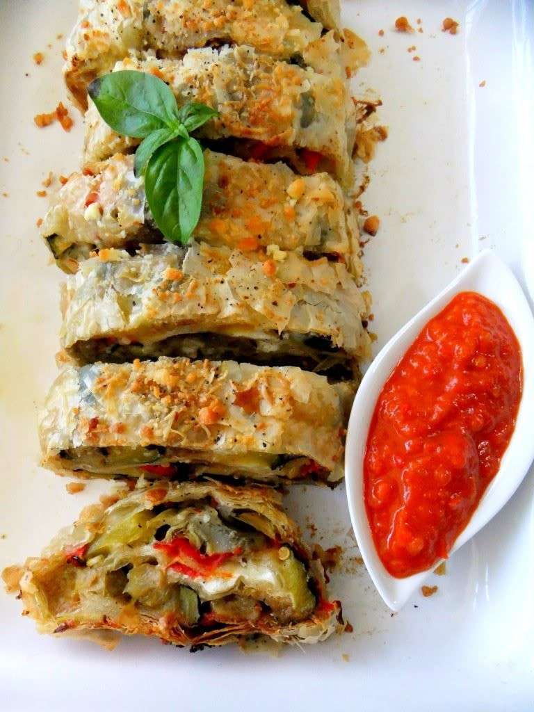 Strudel con pomodoro