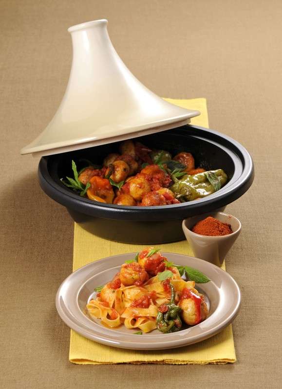 Tajine di polpettine di pesce