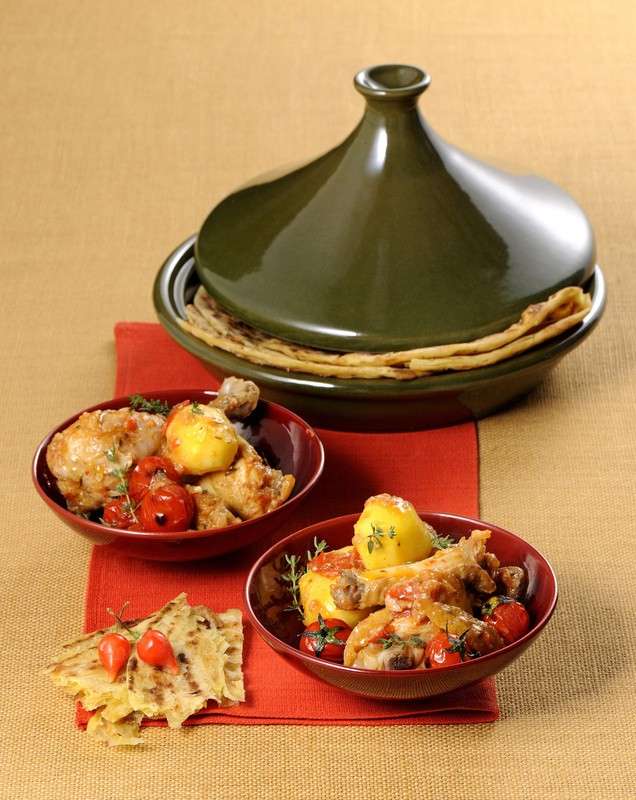 Tajine pollo con limoni