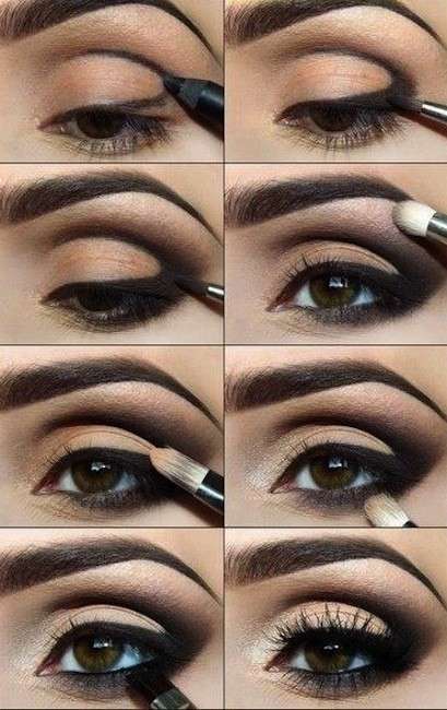 Trucco occhi arabo nude