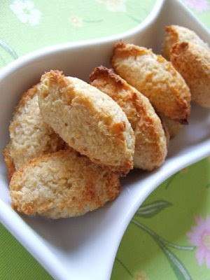 Biscotti al cocco senza zucchero