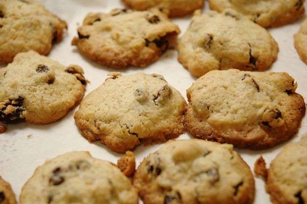 Biscotti con farro e uvetta