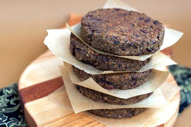 Burger di lenticchie al forno