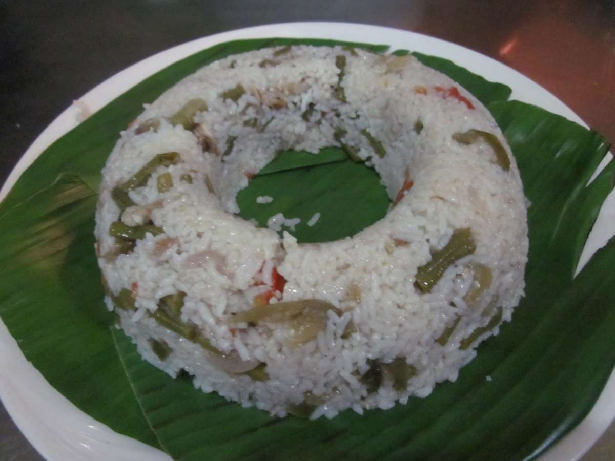 Ciambella di riso con verdure
