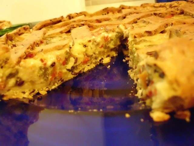 Crostata ai peperoni e verdure