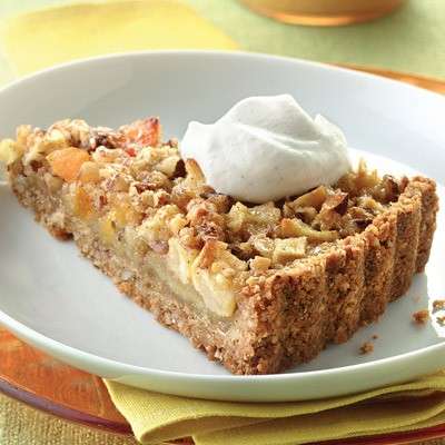 Crostata di mela con gelato