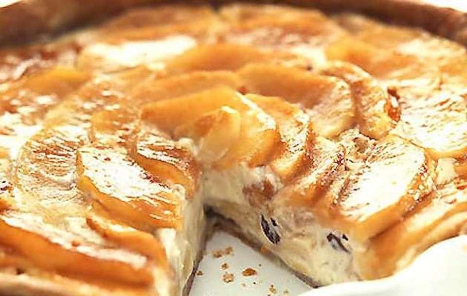 Crostata di mele e ricotta