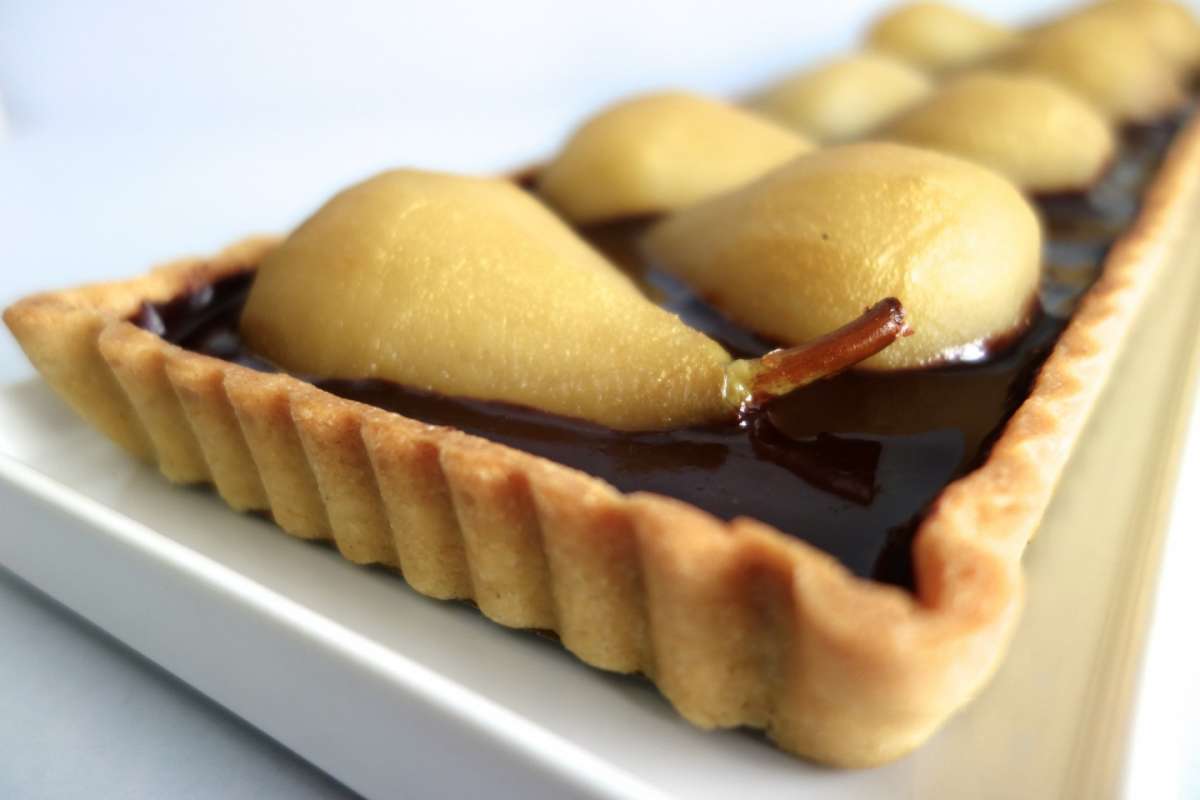 Crostata di pere e cioccolato