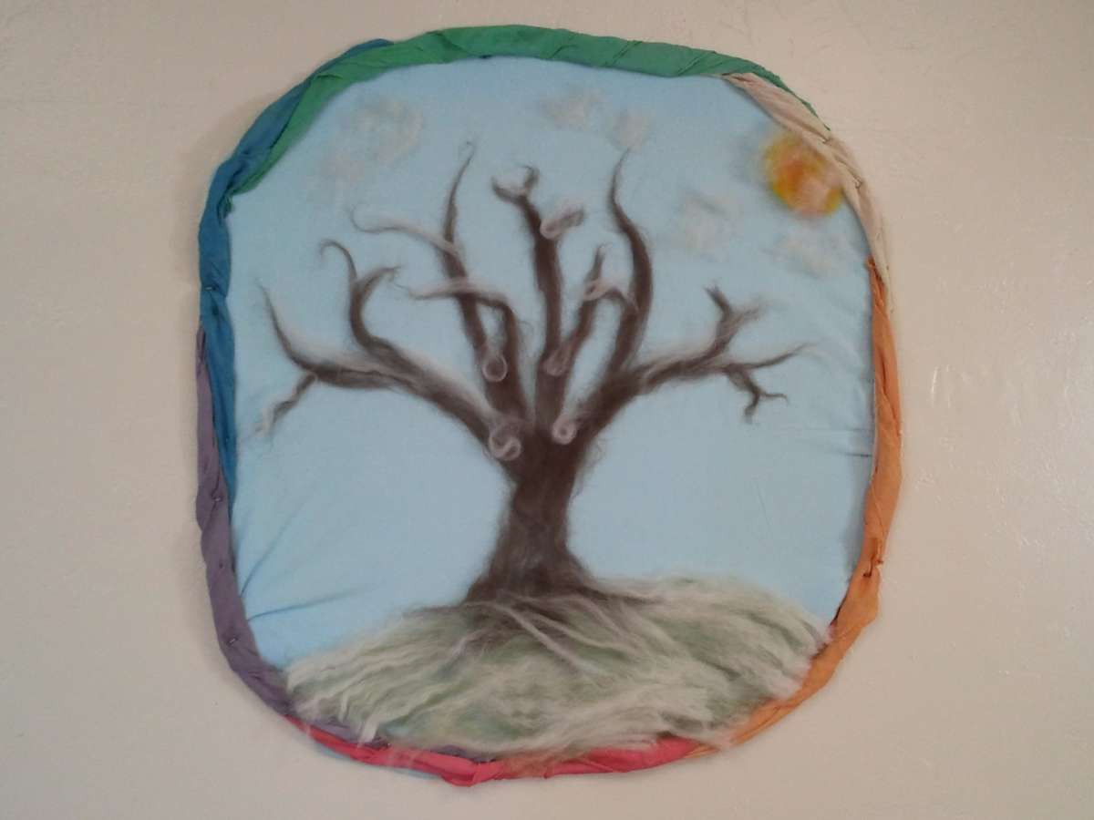 Dipinto di un albero