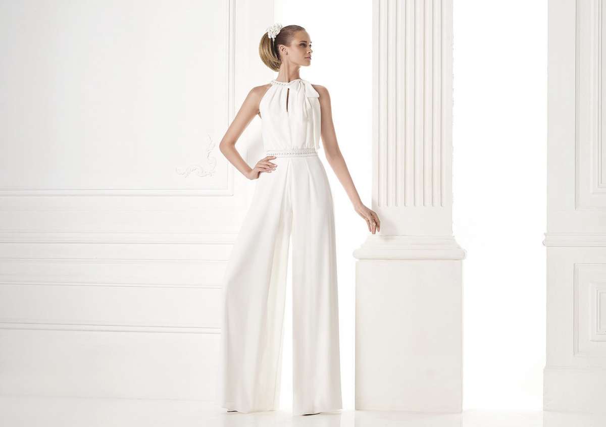 Jumpsuit da sposa Pronovias