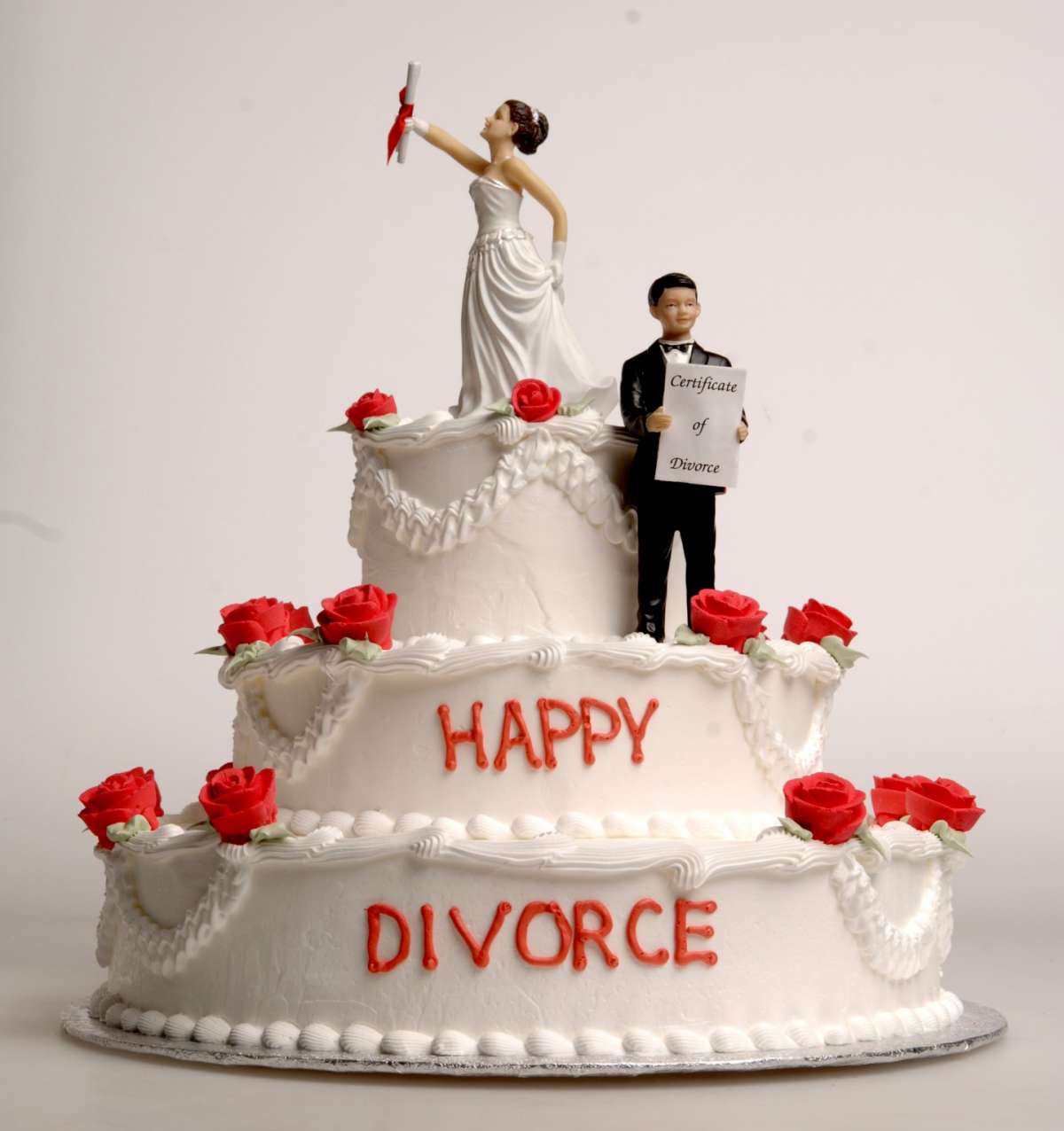 La torta per una coppia che divorzia