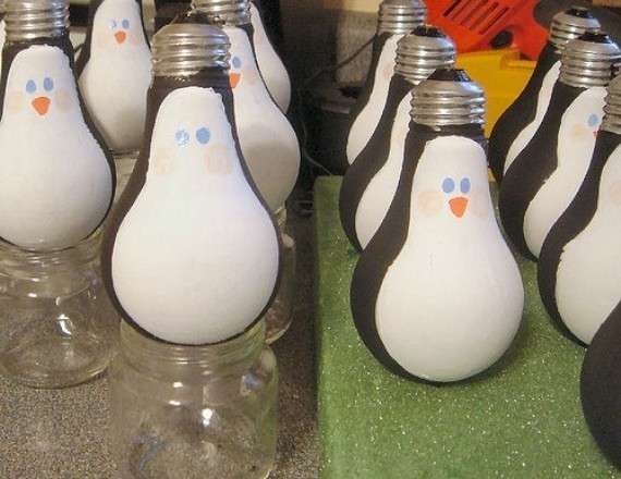 Lampadine pinguini