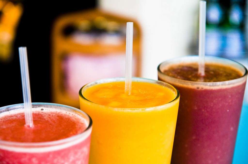 Smoothies con base di acqua