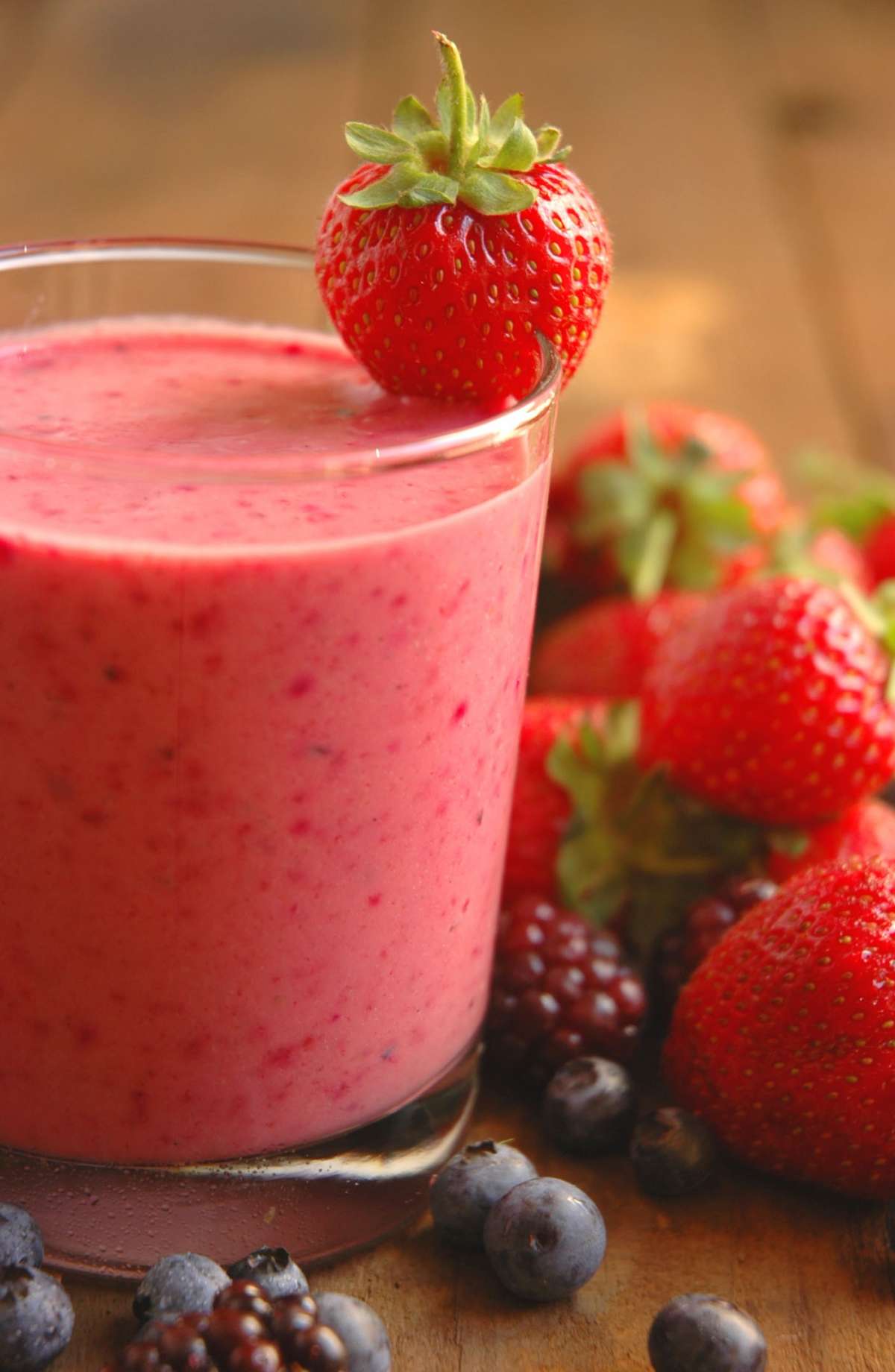 Smoothies con fragole