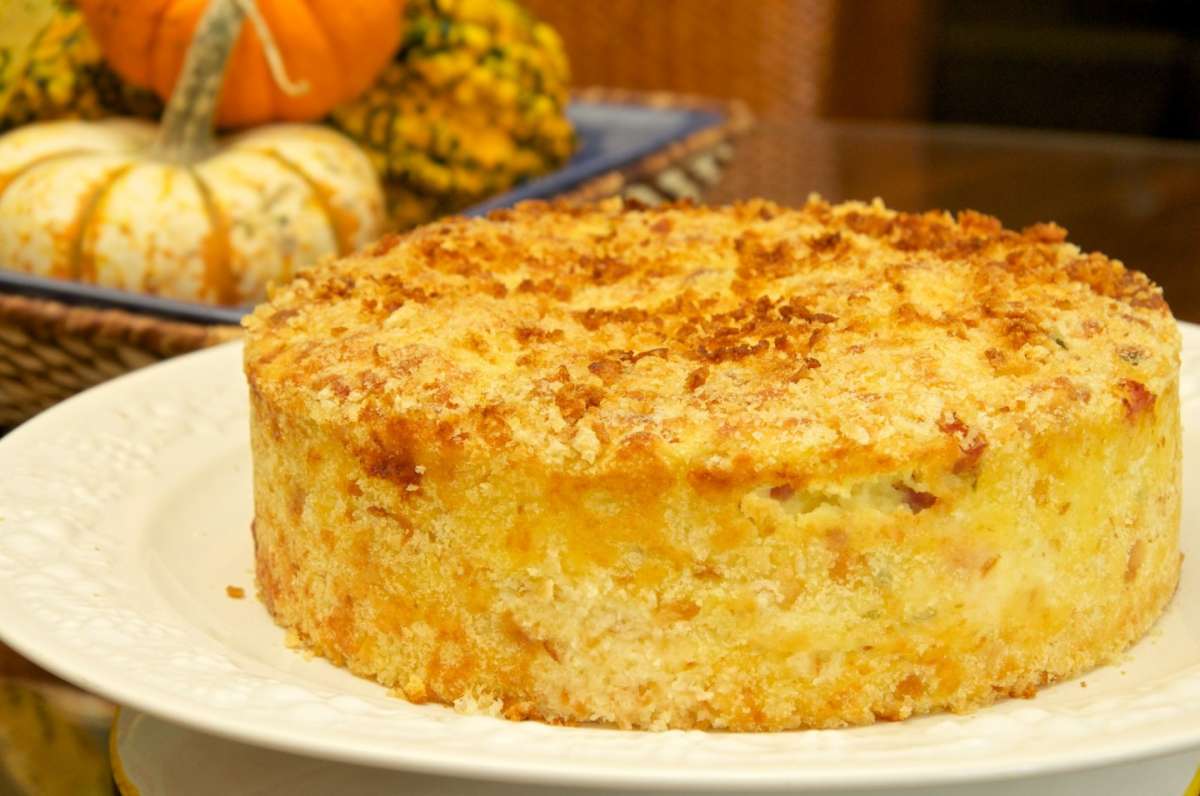 Torta con patate e melanzane