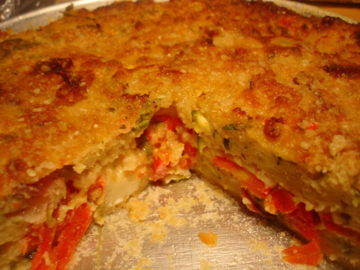 Torta con pomodori