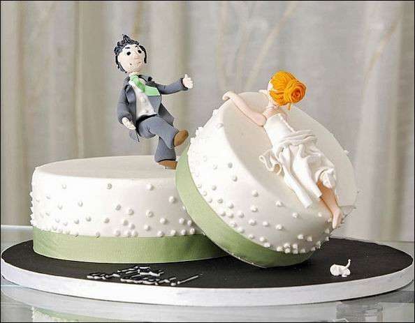 Torta simpatica per il divorzio