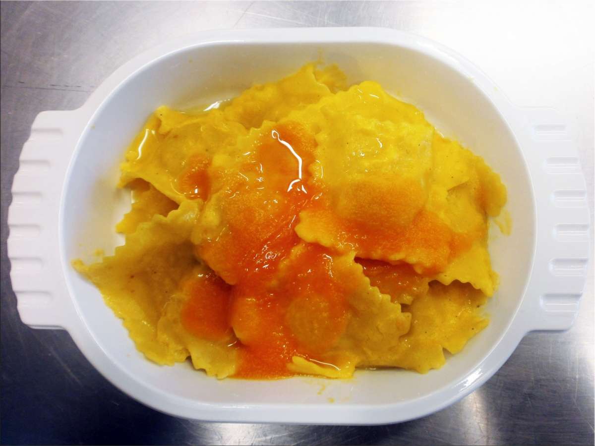 Tortelli di patate con zucca