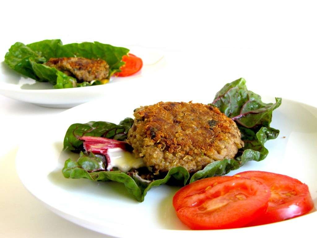 Veggie burger di lenticchie