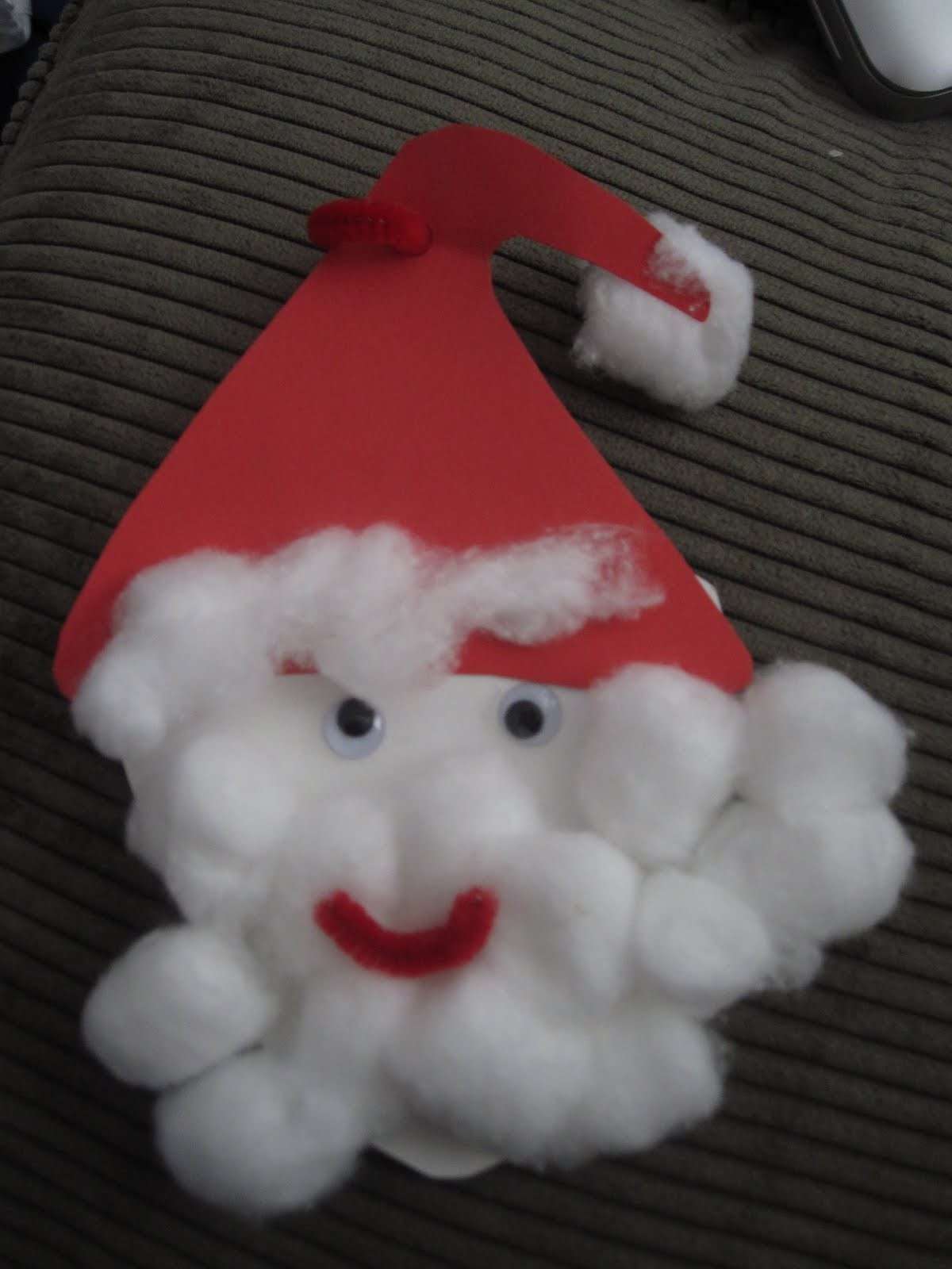 Babbo Natale con cotone