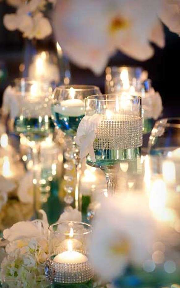 Candele chic per le nozze