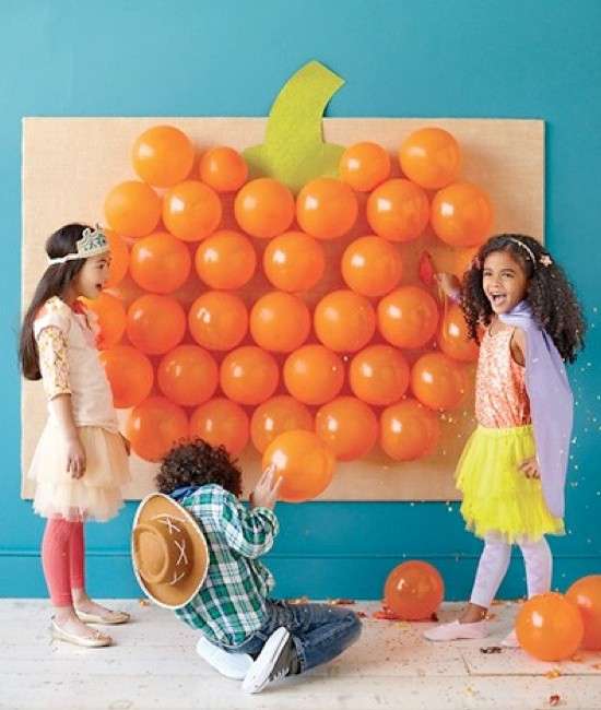 Decorazione con la frutta di palloncini