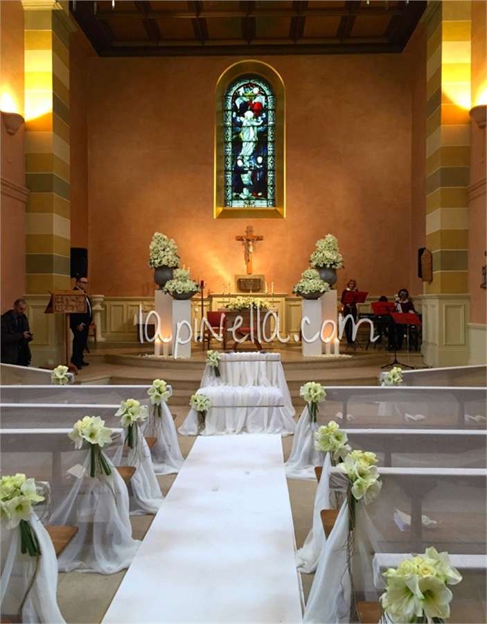 La chiesa dove si è celebrato il matrimonio