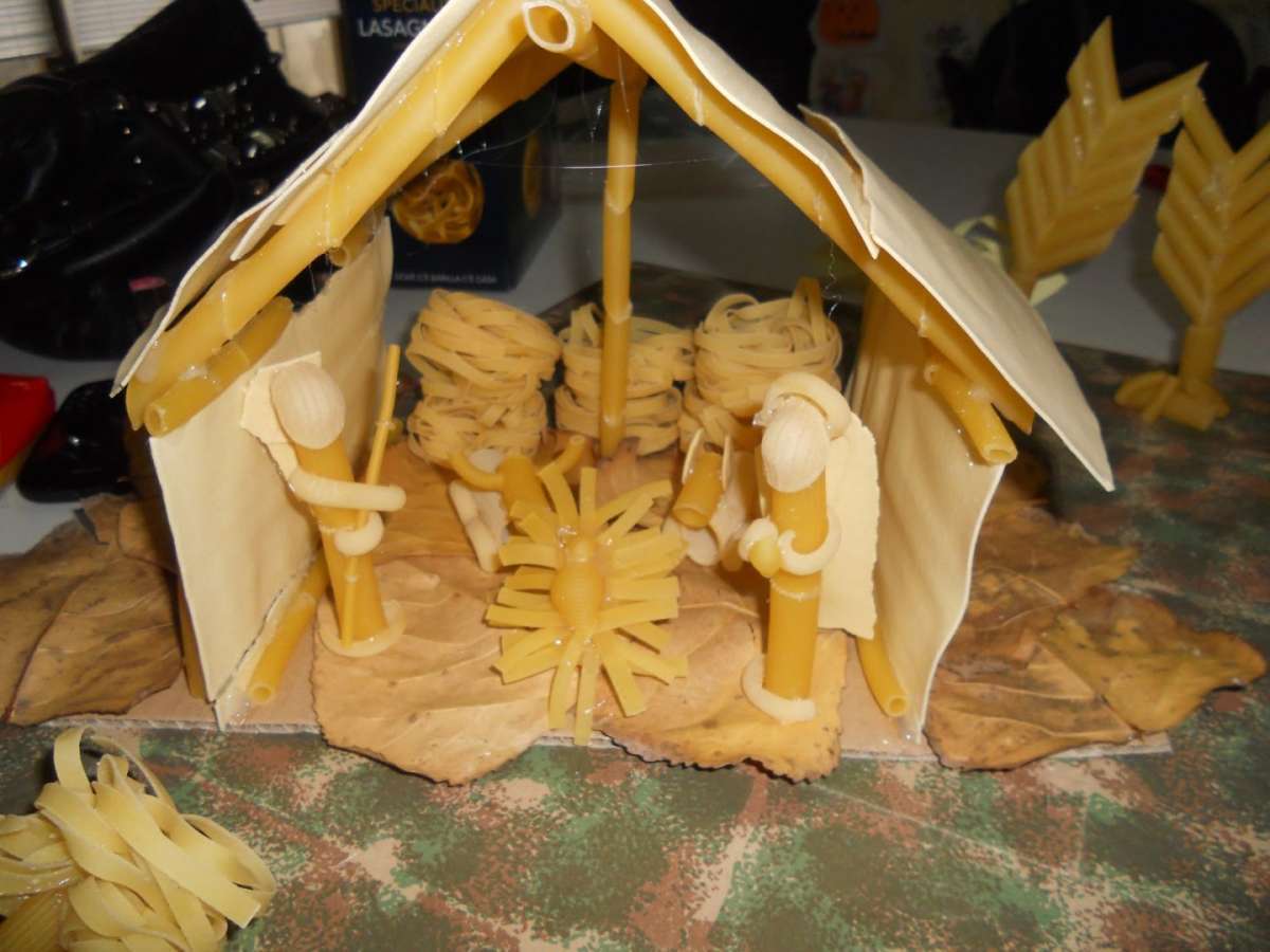 Presepe di pasta cruda