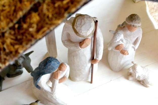 Presepe in gesso