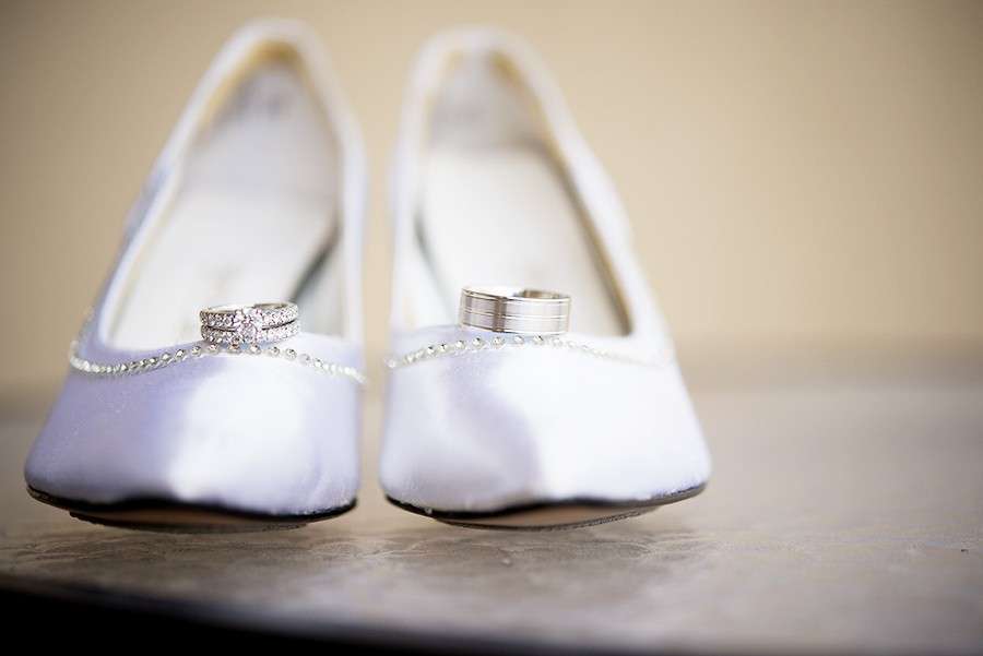 Scarpa argento per la sposa chic