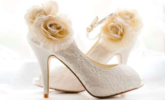 Scarpe sposa in pizzo