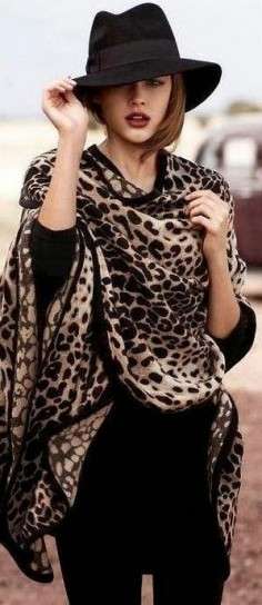 Sciarpa animalier