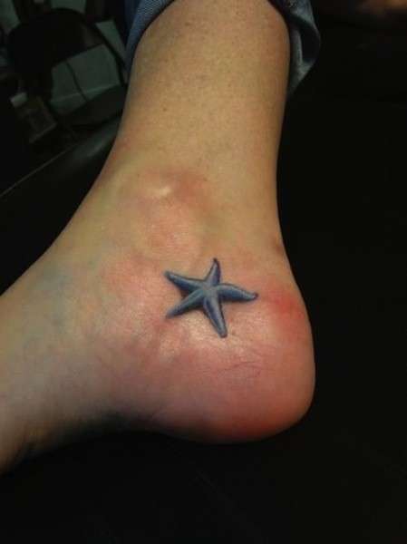 Tatuaggio stella marina in 3D