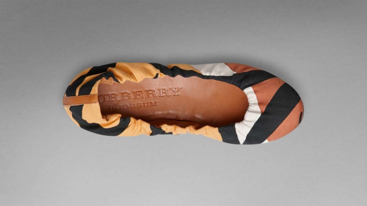 Ballerine in cotone Burberry