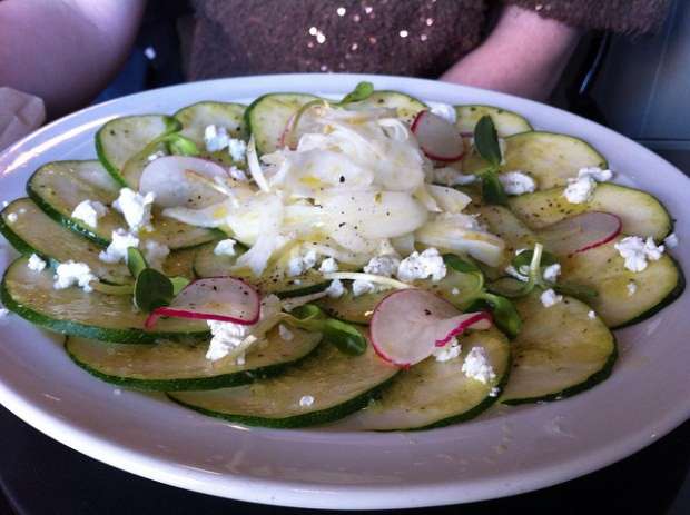 Carpaccio di zucchine