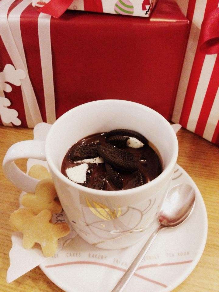 Cioccolata calda con Oreo