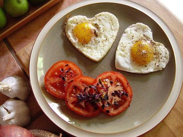 Colazione San Valentino vegetariana