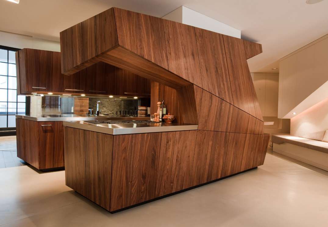 Cucina moderna in legno