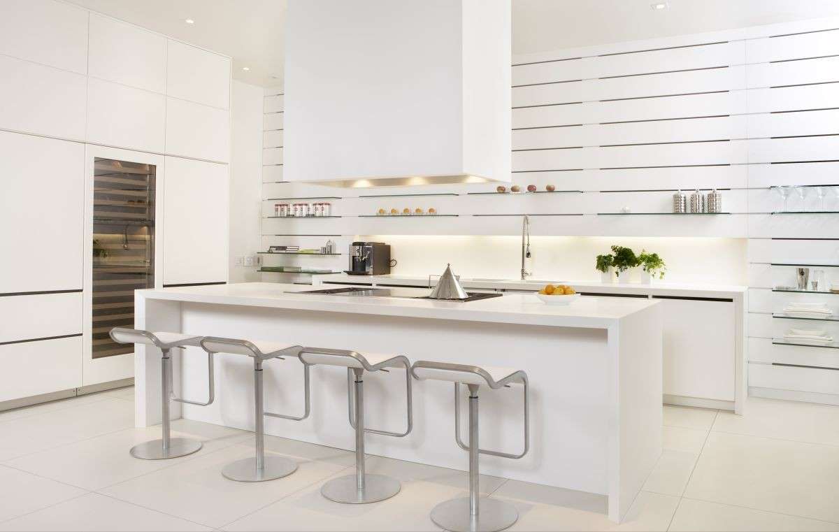 Cucina total white moderna