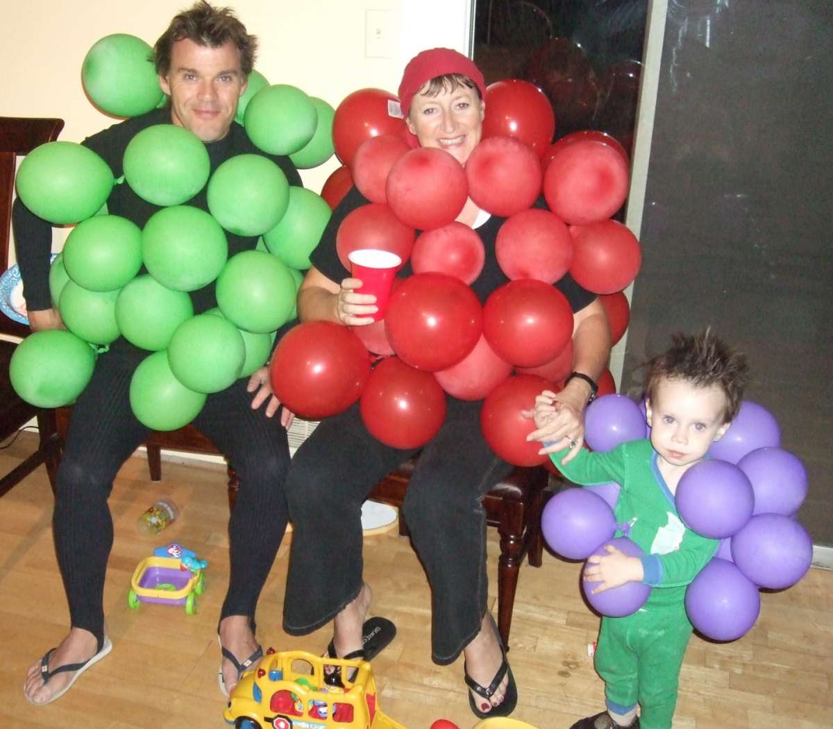 Grappoli d'uva per Carnevale